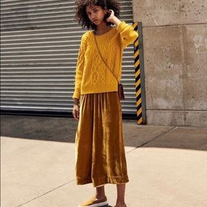 MADEWELL VELVET PULL ON CAPRI